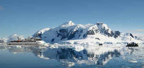 The Greg Mortimer will nimbly maneuver Antarctica s intricate coastline; S.