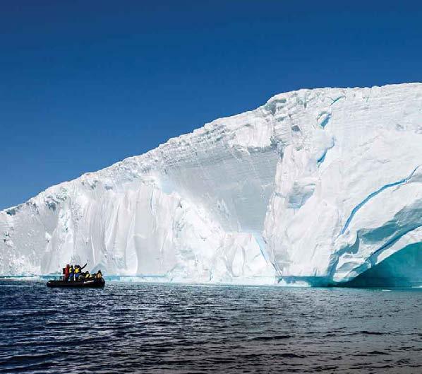 Scarcely visited, the Weddell Sea s tabular bergs take your breath away; M. Baynes FLY SAIL Antarctica Peninsula & Weddell Sea 13 Days Welcome to the ice factory!