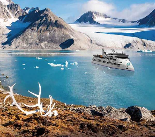 Get up close to Svalbard s dramatic landscapes on the Greg Mortimer; H.
