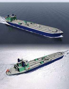 Background DAS DAS - Double Acting Ship*, a ship that operates with the stern first when operating in ice.