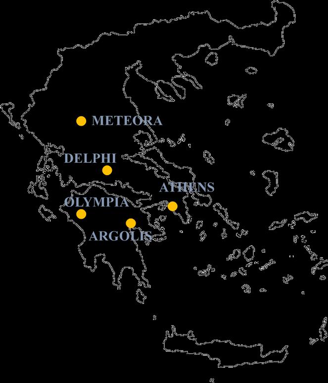 5hr) - State licensed guide o Epidaurus (1.5hr) - State licensed guide o Nafplio Orientation tour (1.