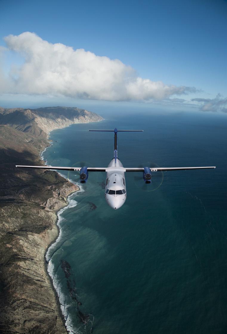 INTRODUCTION The Q400, the latest in the Q Series family, provides unmatched performance and operational flexibility. Designed as a modern, 21st-century turboprop, it entered service in the year 2000.