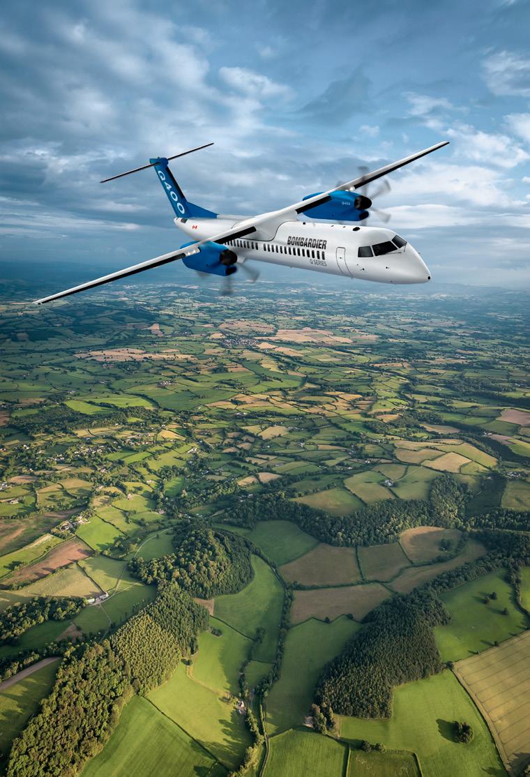SPECIFICATIONS TURBO PROFITS With the flexibility to fly at either turboprop or jet speeds, the Q400 can be deployed over short-range and medium-haul markets for maximum profitability.