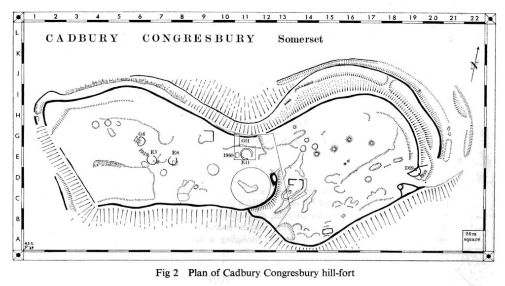 Excavations at Cadbury Camp Congresbury, Somerset Nat Grid Ref.