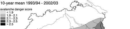 sif, the most eastern parts of the upper Valais (Goms) and for the south-western corner of the Valais (Great Saint Bernard, Grand Combin). been mentioned in the avalanche report.
