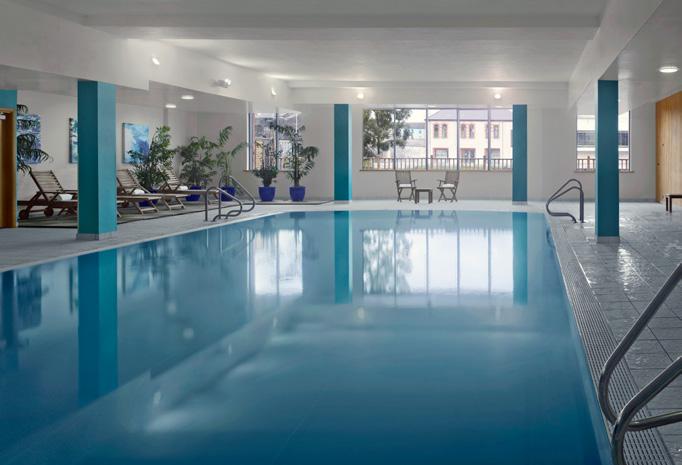 HOTEL FACILITIES SYNERGY HEALTH & LEISURE CLUB The luxurious leisure centre provides guests with a relaxing experience and facilities include an indoor swimming pool, sauna,