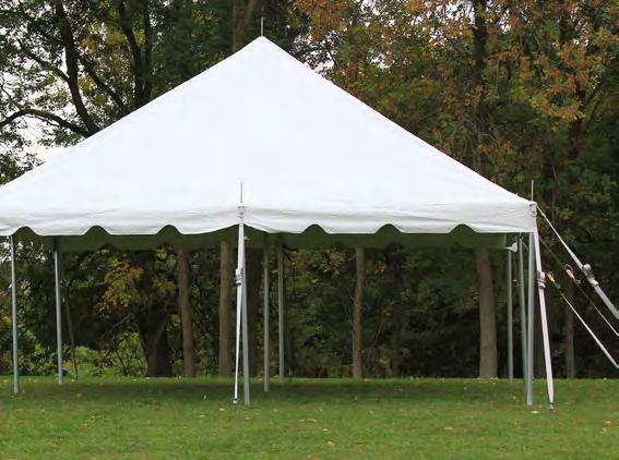 TOP LACE LINE CENTER POLE RING ASSEMBLY ALUMINUM SECTIONAL CENTER POLE Tent Construction: Constructed with