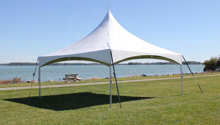 4 Pinnacle Series High Peak Frame Tents are designed with a