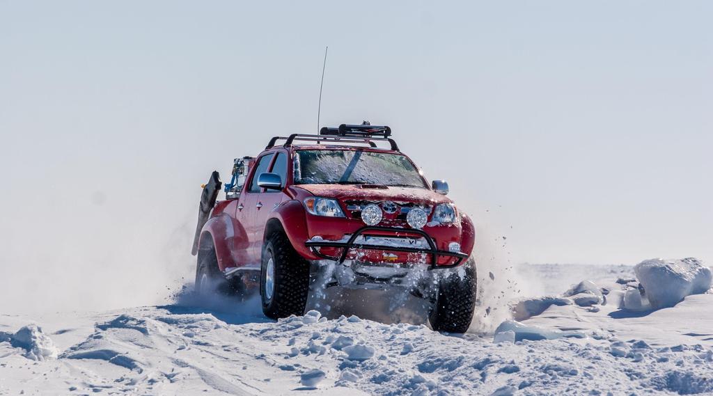 Arctic Trucks vehicles have covered over 226 thousand kilometers on the Antarctica plateau, supporting scientists, researchers and skiing expeditions.