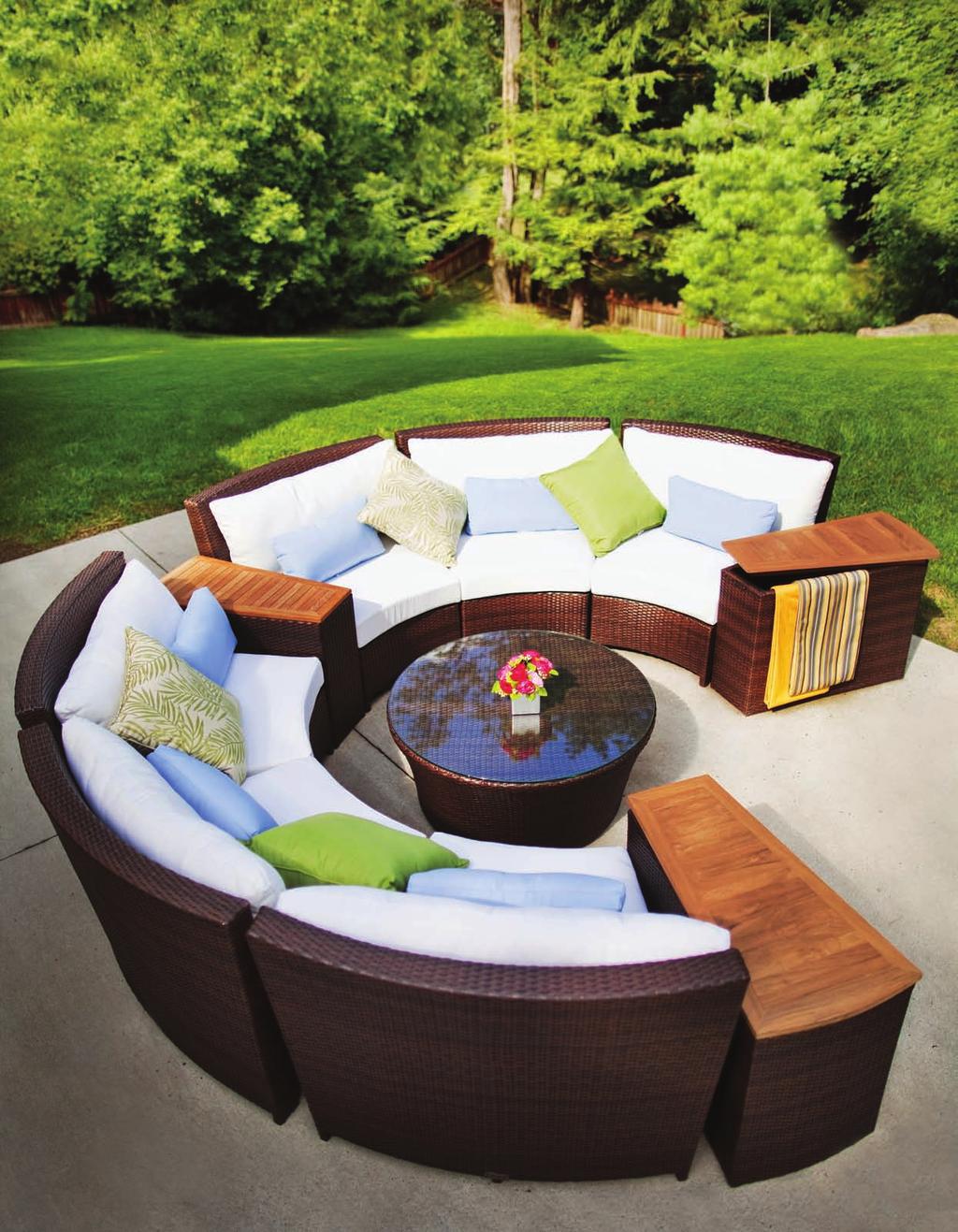 Sectional s Armless Middle Coffee Table Storage Arm Lotus Sectional EN510331 This patio set is