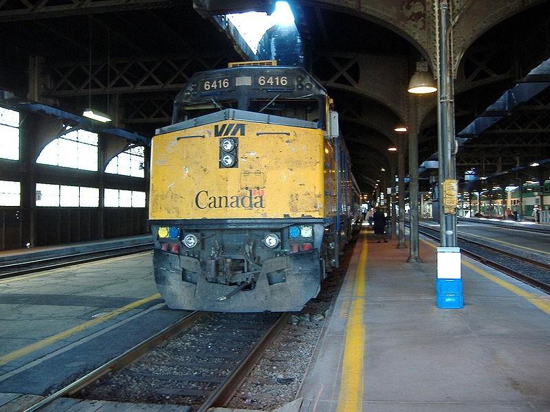 rail services in Canada.