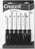 Crescent economy screwdrivers Black molded handles LCC146 LCC2P Industrial strength blades and black molded handles Great for work on appliances, automobiles, bicycles, lamps and many other general
