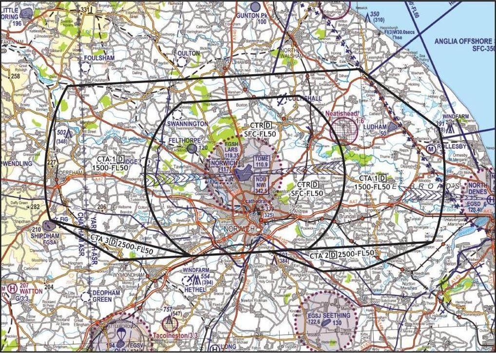 12. Your route through controlled airspace may appear simple on your chart, but be prepared for a clearance that does not exactly match your planned route.