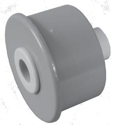 Components for Plastic Tubes * Commercial plastic tubing may require boring for proper fit and concentricity * Standard Duty Endplugs Flange O.D. Body O.D. Pipe Size 20 1.315 1.049 1" SCH 40 40 1.