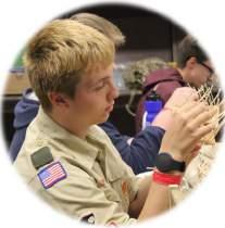 Whether your Scouts want to make something out of wood, paper, or leather, they can get the help they need in Handicraft.