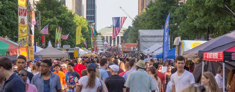 Visitor Details Raleigh hosted a total of 15.6 million visitors in 2016. Visitor Characteristics 55.1% 99.3% 76% Overnight vs. Day Domestic vs. International Leisure vs. Business 55.1% Overnight 99.