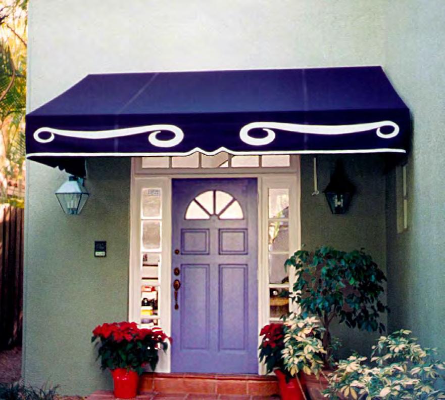 Entry Awnings are a great way to present a