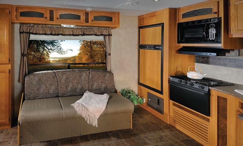 This unit offers customers a small, light and affordable travel trailer.