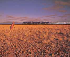 Whether your final destination on the Indian Pacific is west to Perth or east to Sydney, you ll have many opportunities to leave the train and take in some of the region s highlights.