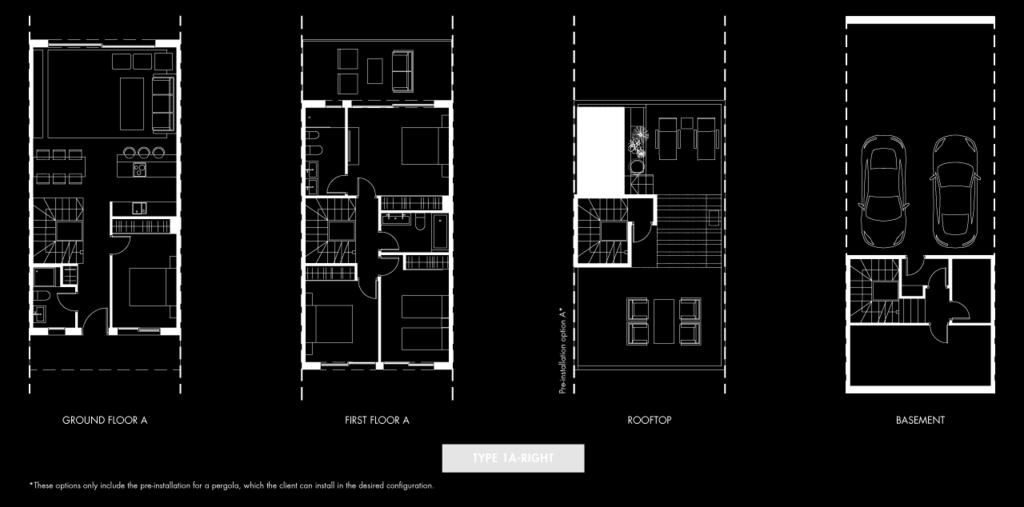FLOOR PLANS EXAMPLE TYPE 1A RIGHT Approx.