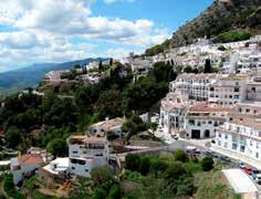 10 minutes inland takes you to one of Spain s most famous and picturesque white-washed villages, Mijas Pueblo, nestled into spectacular mountains.