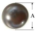Metal Ball Knobs Knob Style A B0.75 B1 1.00 B2 1.