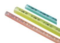 Translucent Dual Wall 3:1 Shrink Tube Adhesive lined polyolefin shrinks 3:1 of original size as supplied and is imprinted and color-coded to industry standard for gauge size.