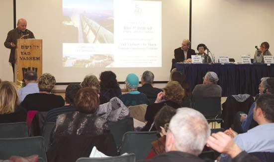 News News from the International Research Institute Looking Back, Moving Ahead: Yad Vashem at 60 Prof.