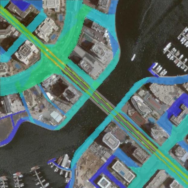 Jumeirah Central Development Highly Walkable Spatial Analysis