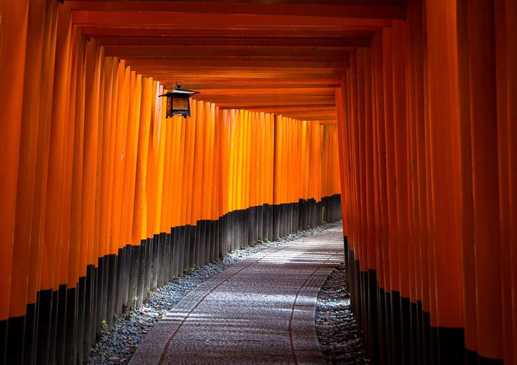 Dating back to 711, the Fushimi Inari-taisha Shrine leads