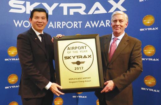 PAGE 16 CHANGINEWS CHANGI AIRPORT NAMED WORLD S BEST AIRPORT FOR 5 TH YEAR RUNNING Changi Airport has been voted the World s Best Airport by air travellers at the 2017 World Airport Awards for the