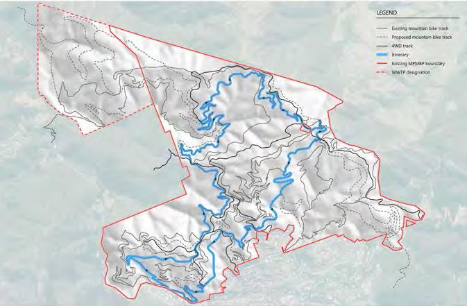 Makara Peak Mountain Bike Park Master Plan 43 N 0 400 Map