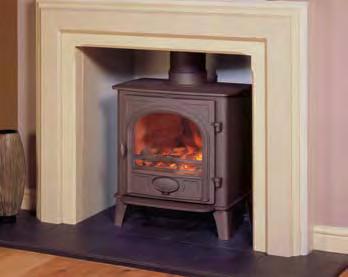 Not only an attractive piece of furniture, when lit it also offers significant heating potential (up to 7kW) whether burning wood or