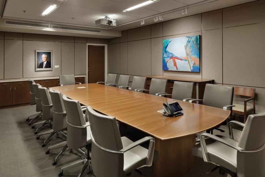 MEETING SPACES - 1 ST FLOOR KNIGHT TIER BOARD & CONFERENCE ROOMS AND LUSKI GALLERY Williamson Board Room SEATING CAPACITY 14 McColl