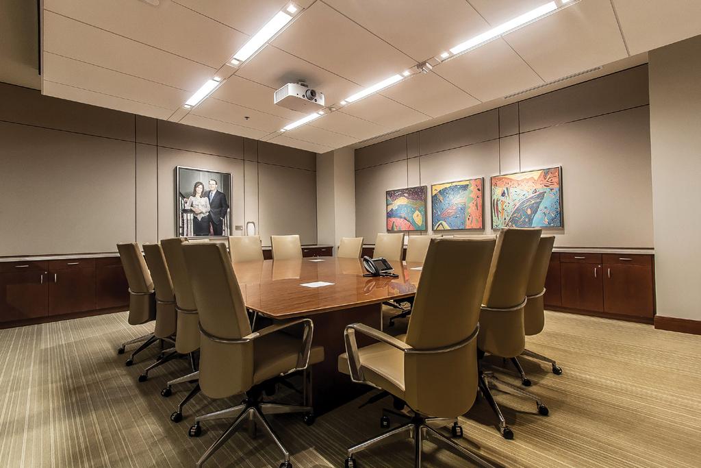 MEETING SPACES - 3 RD FLOOR GANTT TIER BOARD & CONFERENCE ROOMS Thompson Conference Room SEATING CAPACITY 14 Bessant Conference Room SEATING CAPACITY 10 Privacy Shades