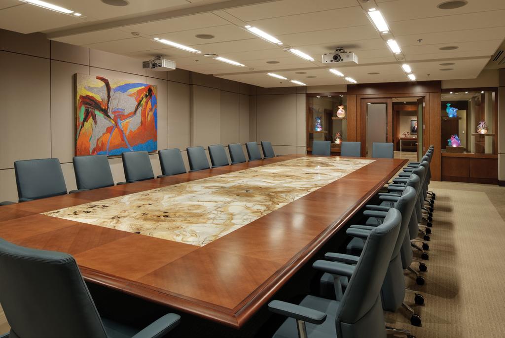 MEETING SPACES - 3 RD FLOOR GANTT TIER BOARD & CONFERENCE ROOMS (CONTINUED) Grigg Board Room SEATING CAPACITY 38 Bernstein Conference Room SEATING CAPACITY 10 Privacy Shades Wireless Microphone