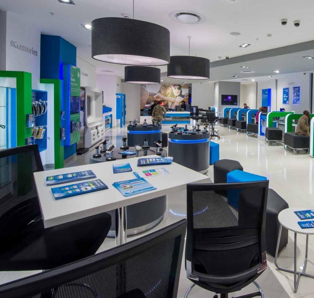 TELKOM STORES, NATIONWIDE, SOUTH AFRICA RETAIL SOLUTIONS Whether it be for hotels, restaurants, offices, shops, sales outlets for standard or highly innovative projects, GL events have the solutions