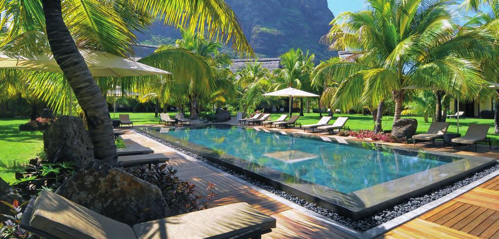 Unique Selling Points An elegant 5-star resort with Villa and Suite-only accommodation located at the foot of the UNESCO World Heritage Site of Le Morne Brabant Mountain A Spa Beachcomber, a true