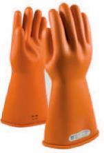 11 Black/Orange 0 11 Yellow 0 11 Red 0 14 Black 0 14 Yellow NOVAX Rubber Insulating Gloves Straight Cuff Style Class Length Color 3 16 Black 3 16 Black/Orange 3 18 Black 3 18 Black/Orange