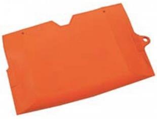 in orange, weather resistant Type II SALCOR,