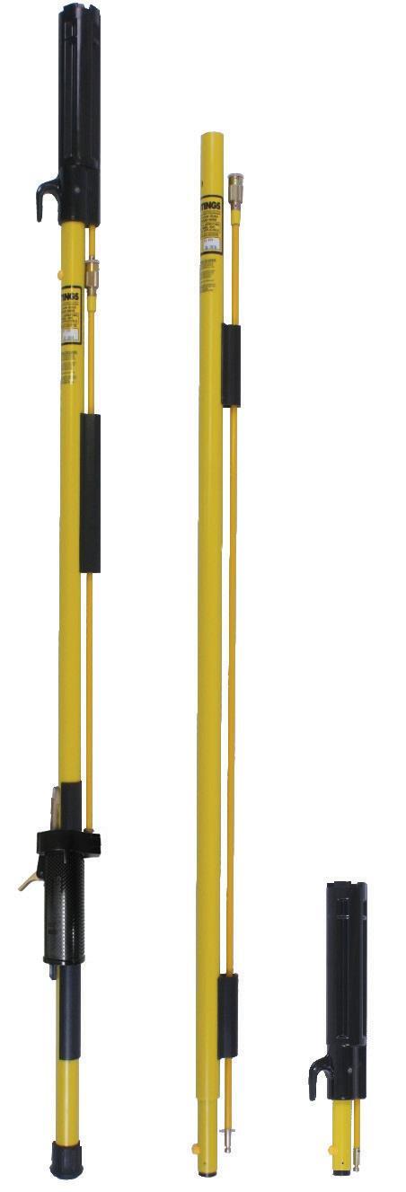 HASTINGS HOT STICKS SECTIONAL SHOTGUN HOT STICKS SECTIONAL SHOTGUN STICK COMPLETE WITH DETACHABLE HEAD ASSEMBLY SECTIONS CAN BE ADDED FOR LONGER LENGTH LENGTH OF OVERALL CAT NO BASE SECTION LENGTH