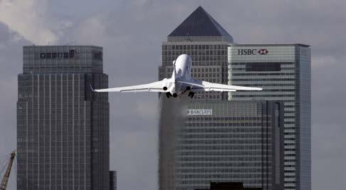 Both aircraft are EASA approved at London City Airport but the Challenger 650 is not FAA approved: 5.