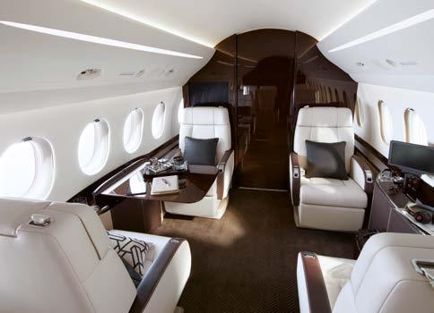 Falcon 2000LXS Custom-Crafted Interior Providing the highest levels of craftsmanship, comfort, and quality.