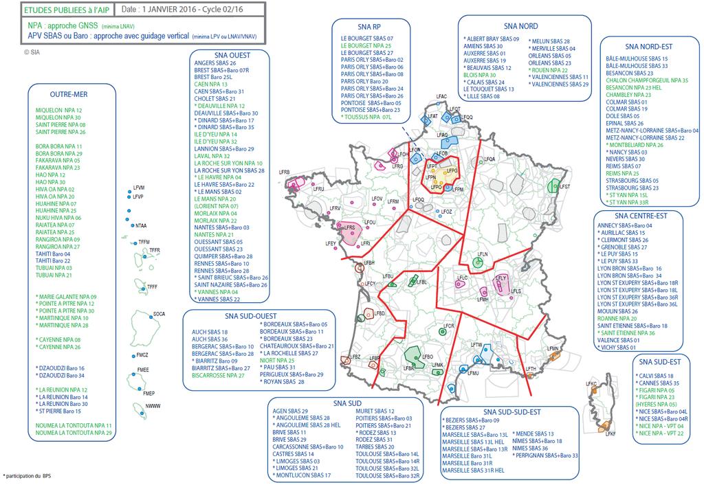PUBLISHED PBN PROCEDURES Total France