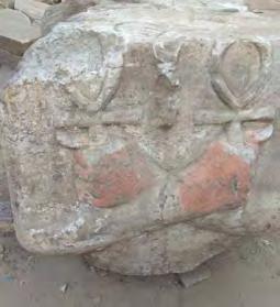 * The Egyptian field school at the site of Kom Rasras in Aswan Governorate, in cooperation with Aswan antiquities inspectorate, discovered the remains of a Roman sandstone temple.