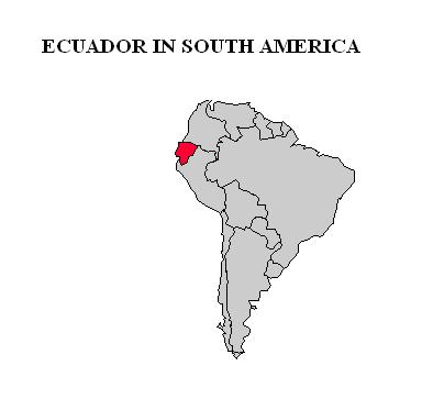More about the country Sitting on the Equator between Colombia and Peru, Ecuador is the smallest of the Andean nations, covering an area no bigger than Nevada.
