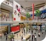 THE MALL First neighbourhood shopping mall planned to cater for 4o0,000 residents within 5 km radius catchment area.