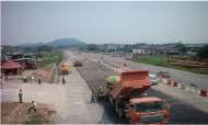 - Construction of a dual carriageway from KM24 to KM60 of the Kuching-Serian Road.