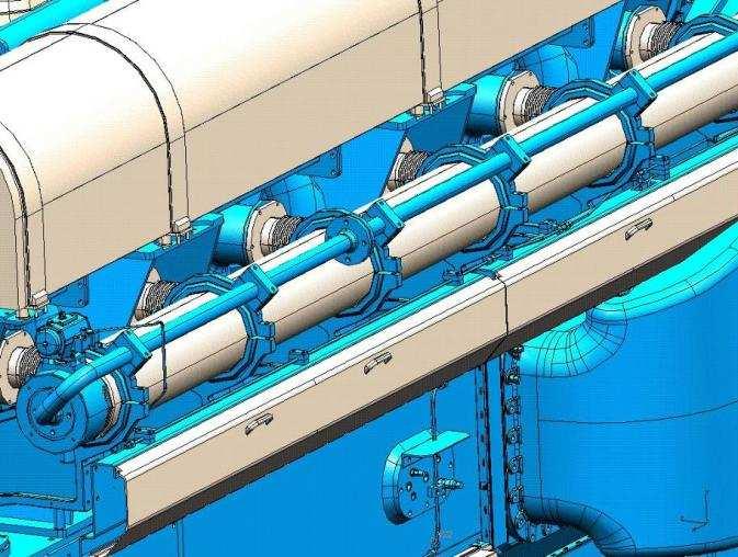 etc., become less stringent with double-wall gas piping, making the engine room less