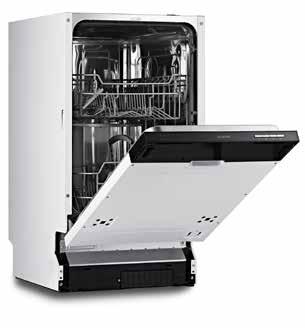 ELECTRICL PPLINCES DISHWSHERS & WSHING MCHINES Integrated Dishwasher - White 45cm Product Specification: Efficiency rating: ++ Number of